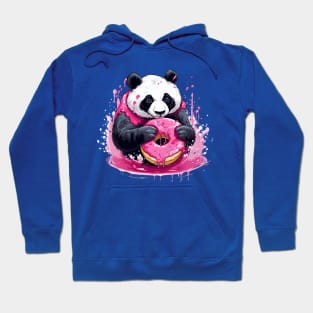 panda eat donat Hoodie